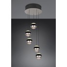 ORBIT 344430507 φωτιστικό κρεμαστό LED TRIO LIGHTING -TRIO SELECT νίκελ ματ