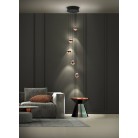ORBIT 344430532 φωτιστικό κρεμαστό LED TRIO LIGHTING -TRIO SELECT μαύρο ματ