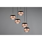 ORBIT 344430532 φωτιστικό κρεμαστό LED TRIO LIGHTING -TRIO SELECT μαύρο ματ
