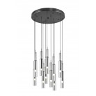 LUCENT 344531120 φωτιστικό κρεμαστό LED TRIO LIGHTING -TRIO SELECT μαύρο-χρωμέ