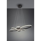 FLY 345619132 φωτιστικό κρεμαστό LED TRIO LIGHTING μαύρο ματ