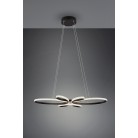 FLY 345619132 φωτιστικό κρεμαστό LED TRIO LIGHTING μαύρο ματ