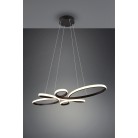 FLY 345619132 φωτιστικό κρεμαστό LED TRIO LIGHTING μαύρο ματ