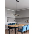 ALBANY 347710432 φωτιστικό κρεμαστό LED TRIO LIGHTING μαύρο ματ