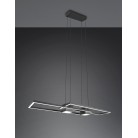 ALBANY 347710432 φωτιστικό κρεμαστό LED TRIO LIGHTING μαύρο ματ