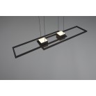 ALBANY 347710432 φωτιστικό κρεμαστό LED TRIO LIGHTING μαύρο ματ