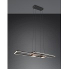 ALBANY 347710432 φωτιστικό κρεμαστό LED TRIO LIGHTING μαύρο ματ