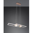 ALBANY 347710465 φωτιστικό κρεμαστό LED TRIO LIGHTING καφέ