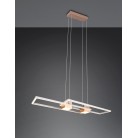 ALBANY 347710465 φωτιστικό κρεμαστό LED TRIO LIGHTING καφέ