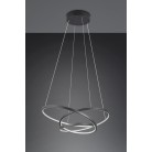 DARVIN 349110132 φωτιστικό κρεμαστό LED TRIO LIGHTING μαύρο ματ