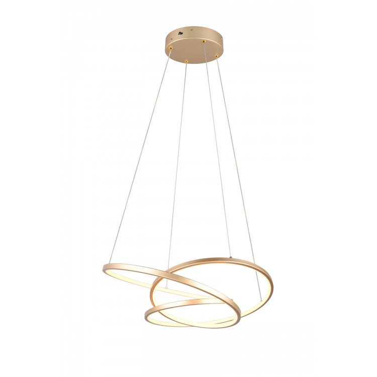 DARVIN 349110179 φωτιστικό κρεμαστό LED TRIO LIGHTING χρυσό
