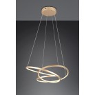 DARVIN 349110179 φωτιστικό κρεμαστό LED TRIO LIGHTING χρυσό