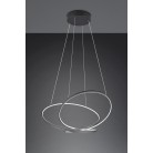 DARVIN 349119132 φωτιστικό κρεμαστό LED TRIO LIGHTING μαύρο ματ