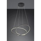 DARVIN 349119132 φωτιστικό κρεμαστό LED TRIO LIGHTING μαύρο ματ