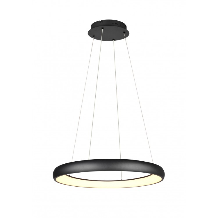 CARDONA 349617532 φωτιστικό κρεμαστό LED TRIO LIGHTING μαύρο ματ