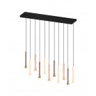 FIATO 352011117 φωτιστικό κρεμαστό LED TRIO LIGHTING μαύρο ματ