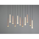 FIATO 352011117 φωτιστικό κρεμαστό LED TRIO LIGHTING μαύρο ματ