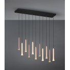 FIATO 352011117 φωτιστικό κρεμαστό LED TRIO LIGHTING μαύρο ματ