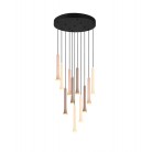 FIATO 352091117 φωτιστικό κρεμαστό LED TRIO LIGHTING μαύρο ματ