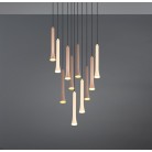 FIATO 352091117 φωτιστικό κρεμαστό LED TRIO LIGHTING μαύρο ματ