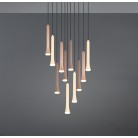 FIATO 352091117 φωτιστικό κρεμαστό LED TRIO LIGHTING μαύρο ματ