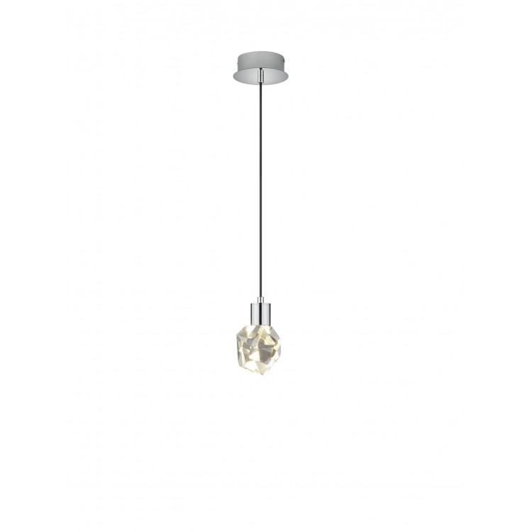 VERANO 354510106 φωτιστικό κρεμαστό LED TRIO LIGHTING -TRIO SELECT χρωμέ