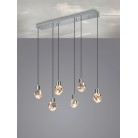 VERANO 354510606 φωτιστικό κρεμαστό LED TRIO LIGHTING -TRIO SELECT χρωμέ