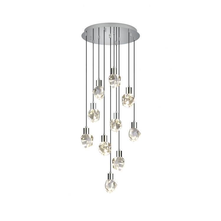 VERANO 354531006 φωτιστικό κρεμαστό LED TRIO LIGHTING -TRIO SELECT χρωμέ
