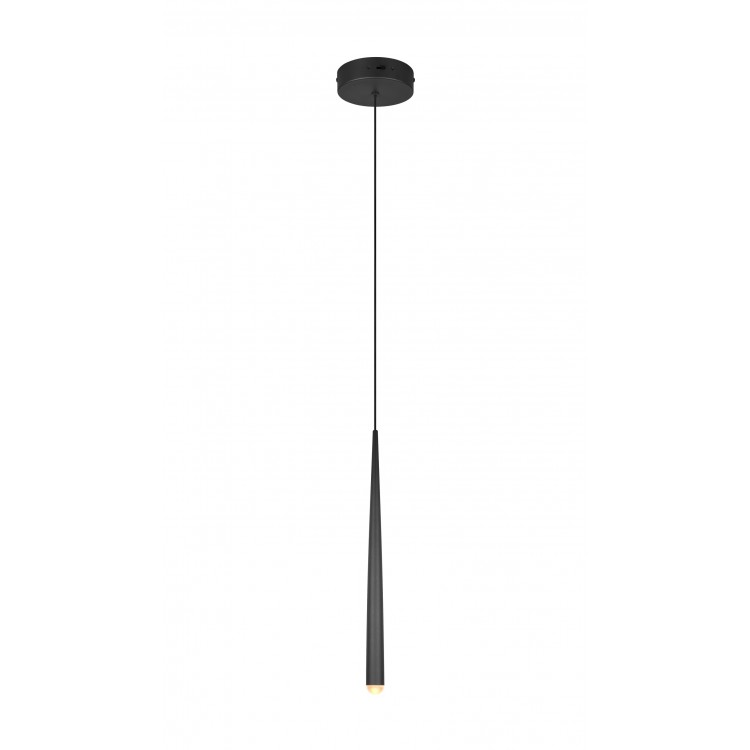 CALA 354810132 φωτιστικό κρεμαστό LED TRIO LIGHTING -TRIO SELECT μαύρο ματ