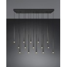CALA 354811532 φωτιστικό κρεμαστό LED TRIO LIGHTING -TRIO SELECT μαύρο ματ