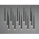 CALA 354811532 φωτιστικό κρεμαστό LED TRIO LIGHTING -TRIO SELECT μαύρο ματ
