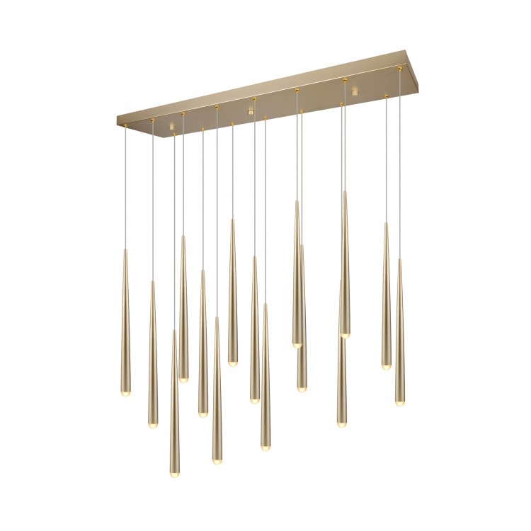 CALA 354811579 φωτιστικό κρεμαστό LED TRIO LIGHTING -TRIO SELECT χρυσό