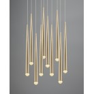 CALA 354831079 φωτιστικό κρεμαστό LED TRIO LIGHTING -TRIO SELECT χρυσό