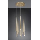 CALA 354831079 φωτιστικό κρεμαστό LED TRIO LIGHTING -TRIO SELECT χρυσό
