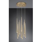 CALA 354831079 φωτιστικό κρεμαστό LED TRIO LIGHTING -TRIO SELECT χρυσό