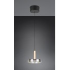 CELESTE 354910132 φωτιστικό κρεμαστό LED TRIO LIGHTING μαύρο ματ