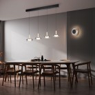 CELESTE 354910432 φωτιστικό κρεμαστό LED TRIO LIGHTING μαύρο ματ