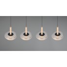 CELESTE 354910432 φωτιστικό κρεμαστό LED TRIO LIGHTING μαύρο ματ
