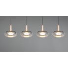 CELESTE 354910432 φωτιστικό κρεμαστό LED TRIO LIGHTING μαύρο ματ