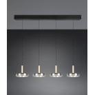 CELESTE 354910432 φωτιστικό κρεμαστό LED TRIO LIGHTING μαύρο ματ