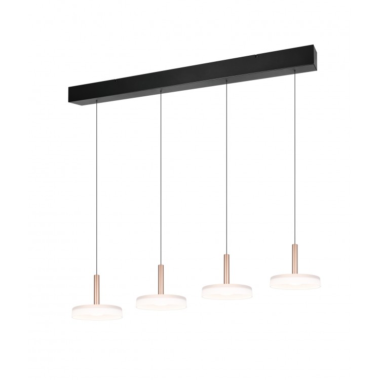 CELESTE 354910465 φωτιστικό κρεμαστό LED TRIO LIGHTING καφέ
