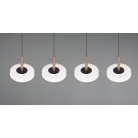 CELESTE 354910465 φωτιστικό κρεμαστό LED TRIO LIGHTING καφέ