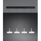 CELESTE 354910465 φωτιστικό κρεμαστό LED TRIO LIGHTING καφέ