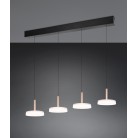 CELESTE 354910465 φωτιστικό κρεμαστό LED TRIO LIGHTING καφέ