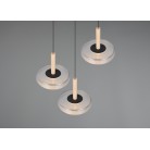 CELESTE 354930332 φωτιστικό κρεμαστό LED TRIO LIGHTING μαύρο ματ