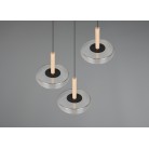 CELESTE 354930332 φωτιστικό κρεμαστό LED TRIO LIGHTING μαύρο ματ