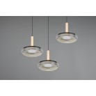 CELESTE 354930332 φωτιστικό κρεμαστό LED TRIO LIGHTING μαύρο ματ