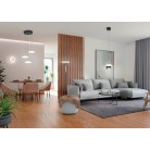 CELESTE 354930365 φωτιστικό κρεμαστό LED TRIO LIGHTING καφέ