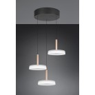 CELESTE 354930365 φωτιστικό κρεμαστό LED TRIO LIGHTING καφέ