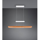 TRAJAN 375390531 φωτιστικό κρεμαστό LED TRIO LIGHTING λευκό ματ